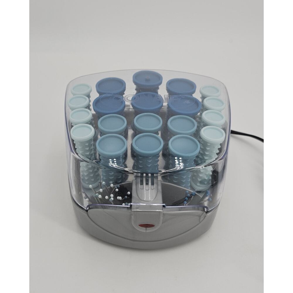 Conair Compact Multi-Size Hot Roller Set 3 Sizes-20 Hair Curlers + Clips Tested